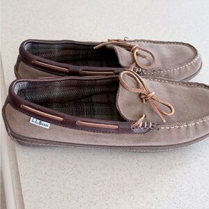 L.L. Bean Men's Tan Suede Loafers